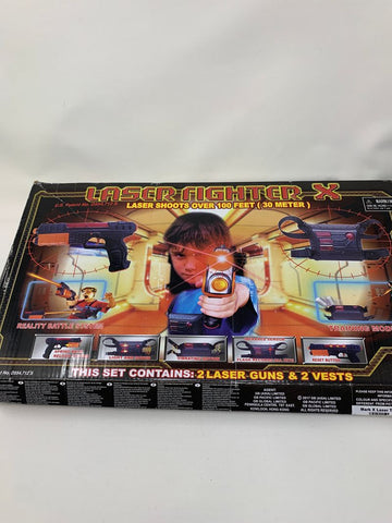 Laser fighter 2 laser guns and vests Playsets