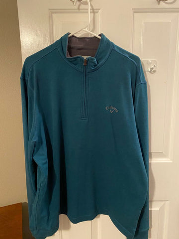 Callaway Teal Golf Pullover Men's - L