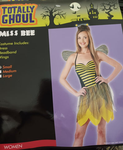 NEW Miss Bee Bumblebee Costume Women's - S