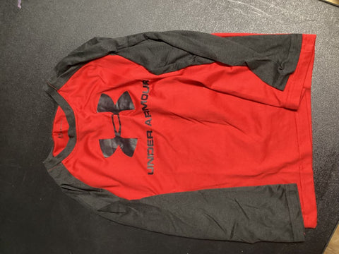 Under Armour Black and red 3/4 length 10