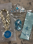 Disney Elsa hair- crown-jewelry, gloves One Size Fits All