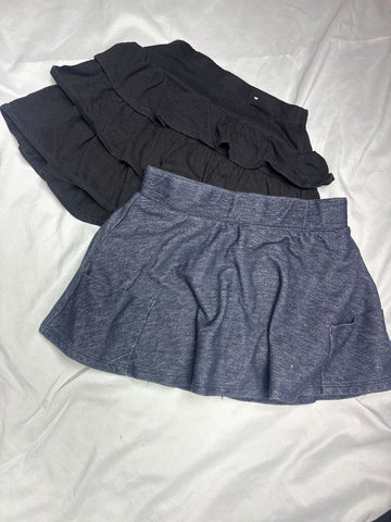 Variety 2pc navy and black toddler skort EUC 3T/3