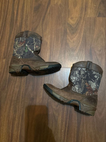 Rocky Cowboy Boot Camo Shaft, good condition 3 (Big Kid)