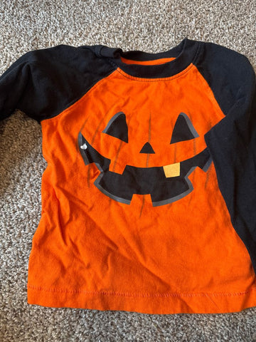 Halloween long sleeve White paint spot 3T/3