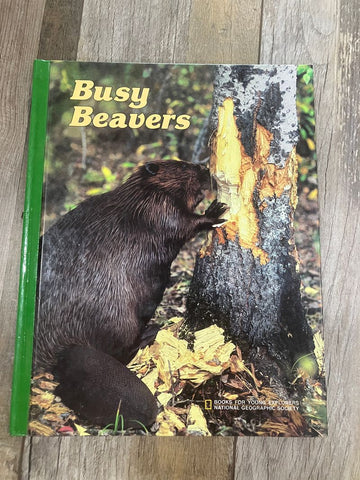 Busy Beavers hardback book, Fair to Good Condition Educational