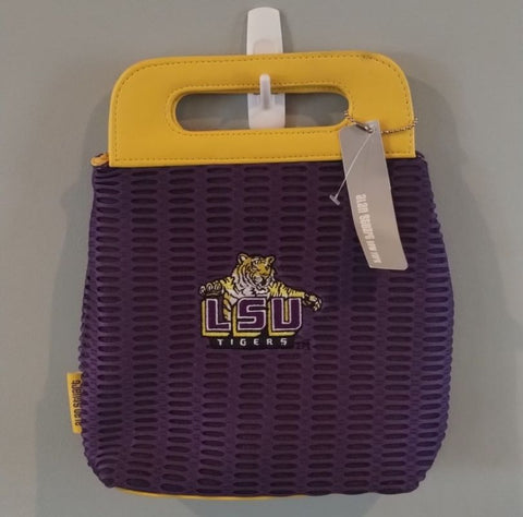 Alan Stuart NCAA LSU tigers clutch handle.purse brand new Bag