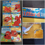 Clifford Readers Lot of 6 Loose Tooth, Tummy Trouble, etc Early Reader