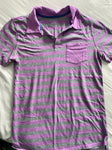 Cat and Jack Purple and gray polo 18-20