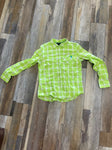 U.S. Polo Assn. Green plaid long sleeve - SIZE Small Women's - S