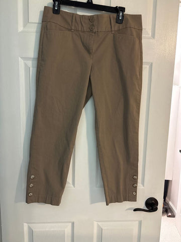 Loft Light brown ankle pants excellent condition Women's 8