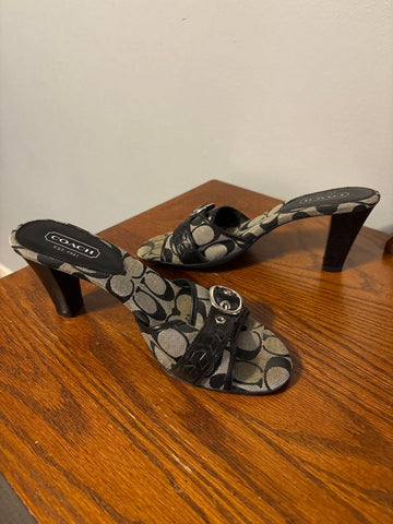 Coach Black heels 10 (Adult)