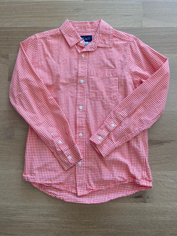 Place Orange check button-up size 10/12 10