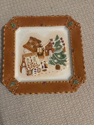 Villeroy and Bach Christmas plate 8 by 8 Holiday