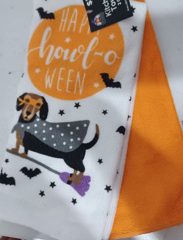 NEW Kitchen towels 2pack Halloween Kitchen