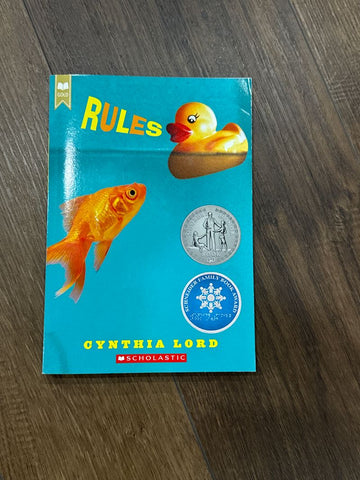 Scholastic Rules chapter book by Cynthia lord new Youth Chapter Book