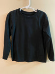 Cat & Jack Girls black long sleeve tshirt 5T/5