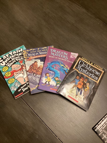 Boy themes 4 books Youth Chapter Book