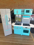 My Life Refrigerator and kitchen good used condition everything works Dolls and Accessories