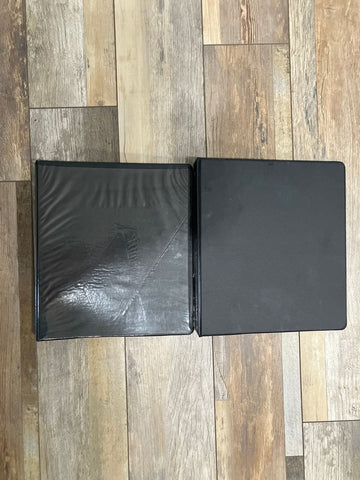 2 black 1 inch binders 1 on Walmart is $3.99 Organize-Storage