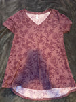 Lularoe Short sleeved shirt, flower print Women's - S