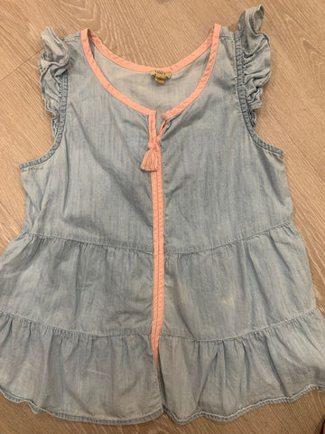 True Craft Denim shirt sz L 12