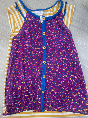 Matilda Jane Purple, gold shirt with buttons 12