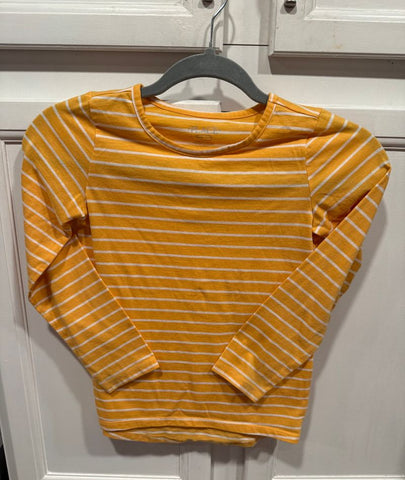 Childrens Place Yellow/white stripes  size 7-8 7