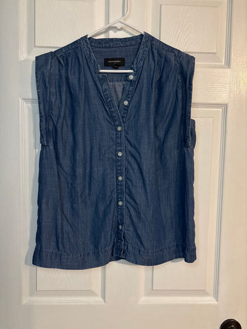 Banana Republic Soft denim top worn 1x Women's - M