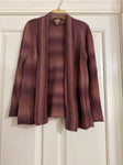 White stag Mauve purple tones sweater cardigan Women's - S