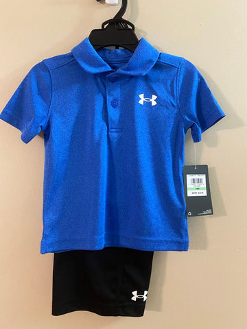 Under Armour Boys 2 pc short outfit new with tags 18 Months