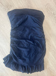 J Crew Navy skirted swimsuit, teensy white spot on front Women's 12
