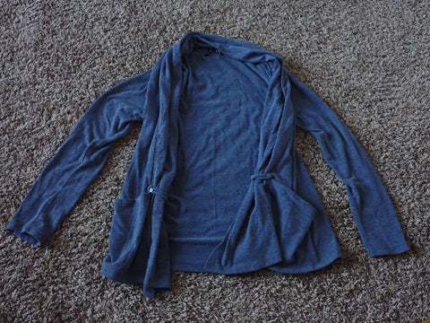 Lux Blue cardigan with pockets Women's - M