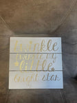 Hobby Lobby Twinkle Twinkle Little Star wall art Decor