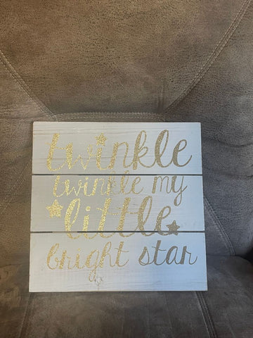 Hobby Lobby Twinkle Twinkle Little Star wall art Decor