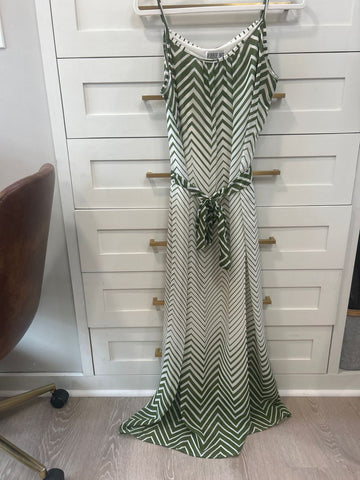 Robbie bee Long green dress Women's 10