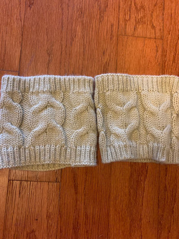 Boot toppers Khaki color sz m/L Socks
