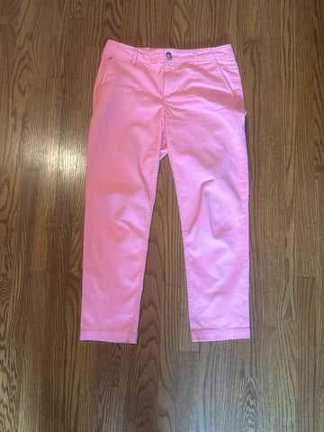 Loft Monroe Slim Chino- Salmon Women's 4