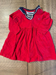Tommy Hilfiger Red sailor dress 18 Months