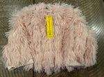 Shein Fluffy pink coat-new size 12/18 12 Months