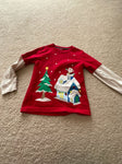 Gymboree Long sleeve embroidered and appliqué Christmas shirt 6T/6X
