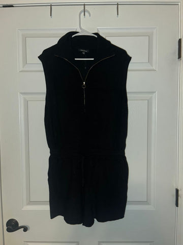 Boutique Like New Black Romper- Sweater Knit Women's - M
