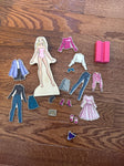 Barbie Magnetic dress up. Missing two pieces but Euc Dolls and Accessories