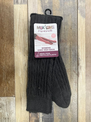 Knee high socks, Gray Brand NEW w/tags, soft material Socks