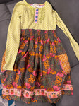 Matilda jane Green polka dot flower skirt 10