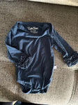 Rufflebutts blue onesie 3-6 Months