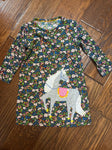 Unknown Floral horse dress 3T/3