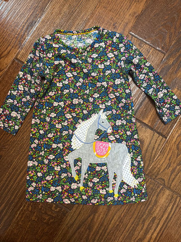 Unknown Floral horse dress 3T/3