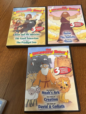 The Beginners Bible 3 dvds Kids-Family Movie