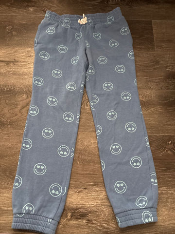 Wonder nation Blue smilie face sweat pants 14