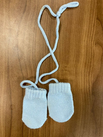Blue mittens for baby Fits ages 0 to 9 months Gloves-Mttns